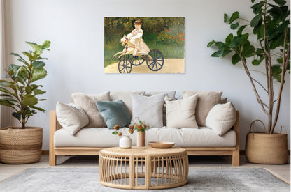 Obraz  Jean Monet on His Hobby Horse, Monet Vintage