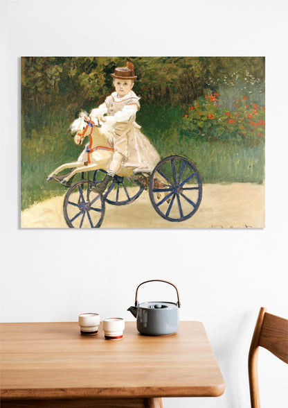 Obraz  Jean Monet on His Hobby Horse, Monet Vintage