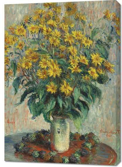 Obraz  Jerusalem Artichoke Flowers, Monet Vintage