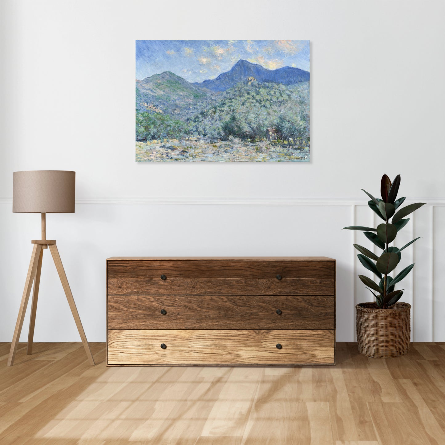 Obraz  Valle Buona, Near Bordighera, Monet Vintage