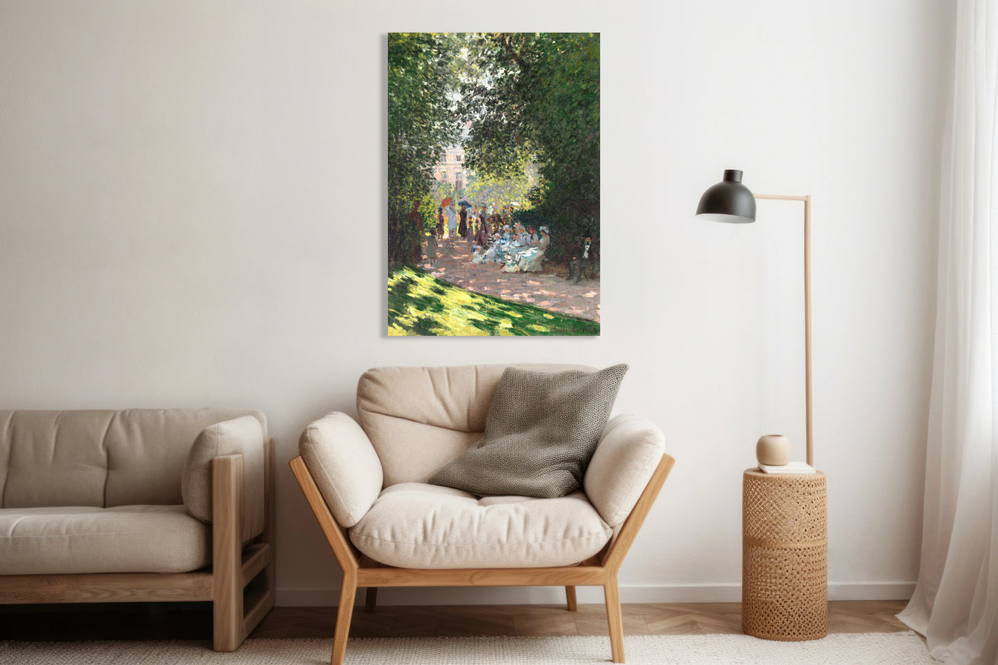 Obraz  The Parc Monceau, Monet Vintage do Salonu