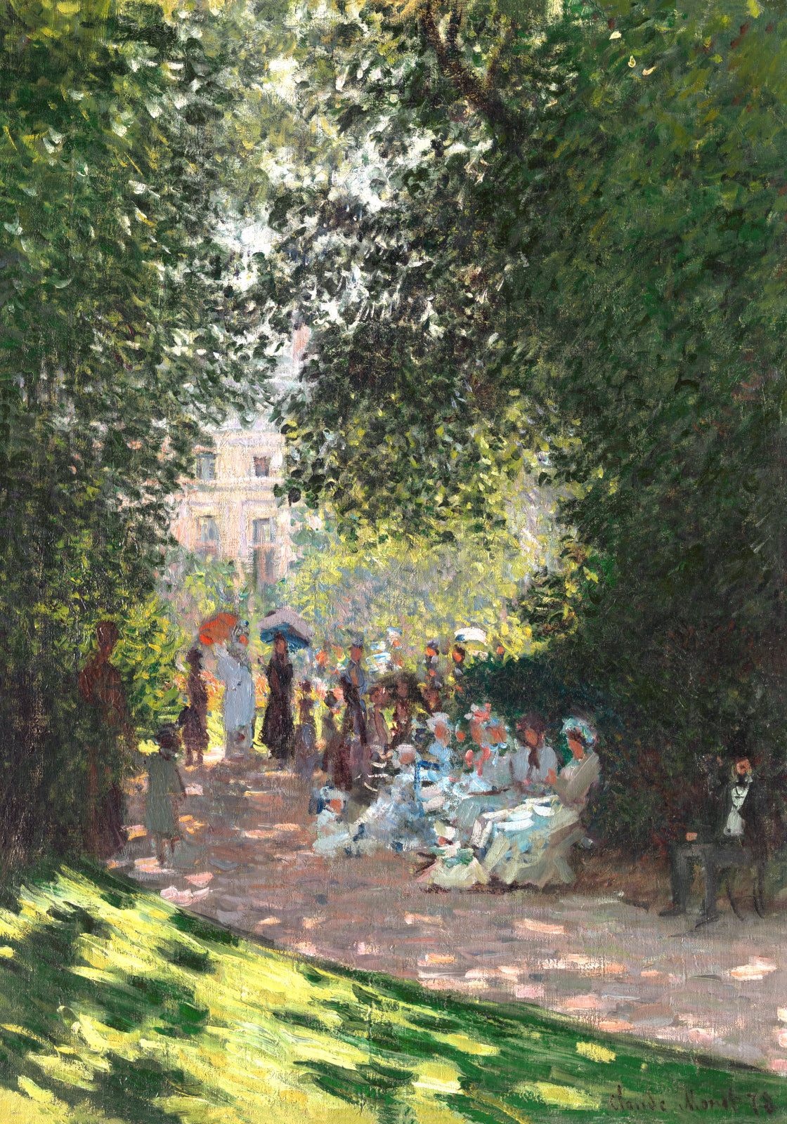 Plakat  The Parc Monceau, Monet Vintage do Salonu