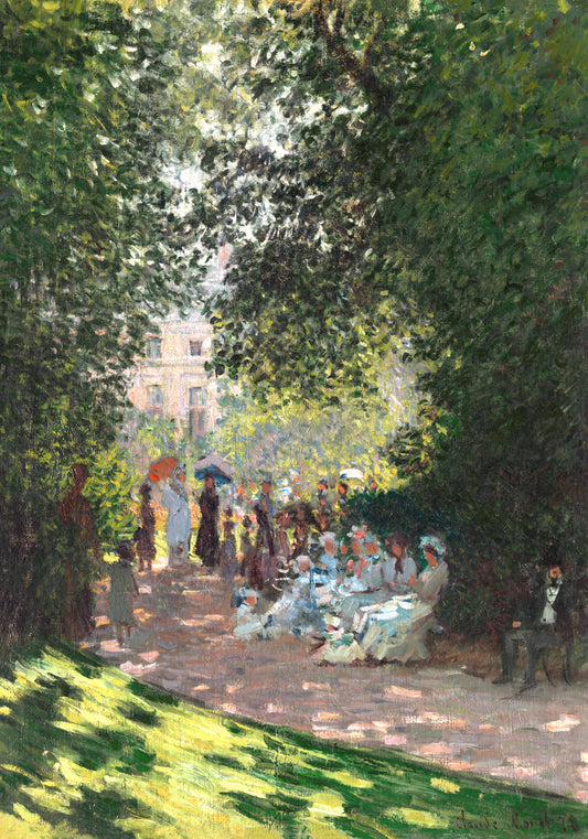 Plakat  The Parc Monceau, Monet Vintage do Salonu