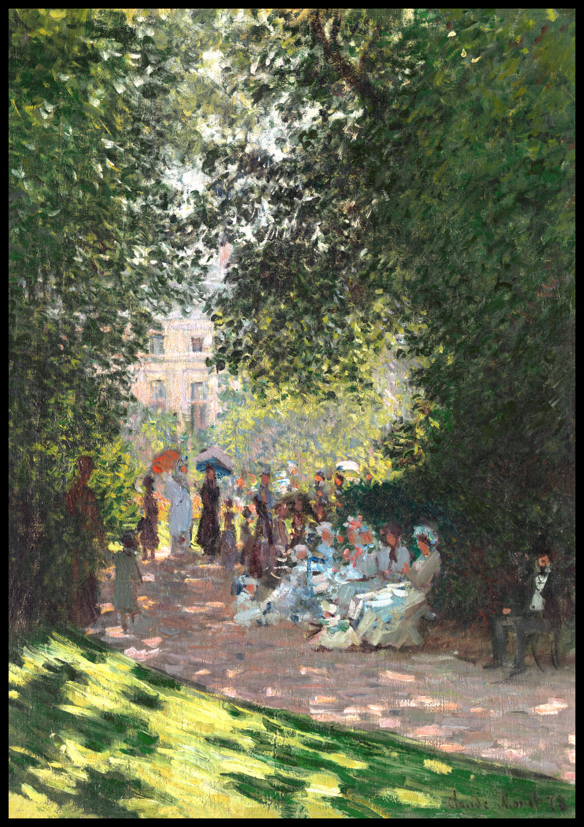 Plakat  The Parc Monceau, Monet Vintage do Salonu