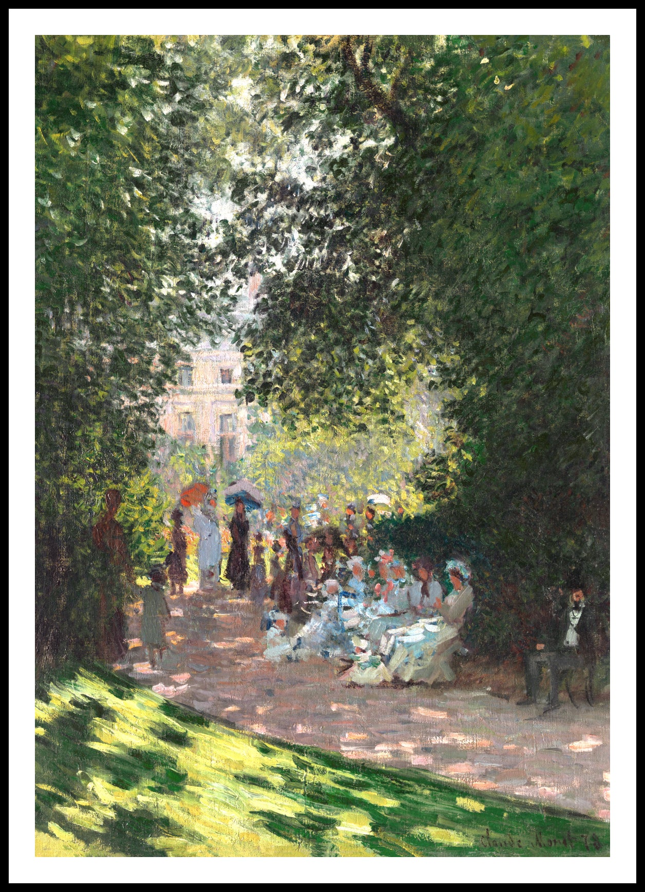 Plakat  The Parc Monceau, Monet Vintage do Salonu