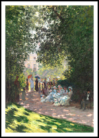 Plakat  The Parc Monceau, Monet Vintage do Salonu