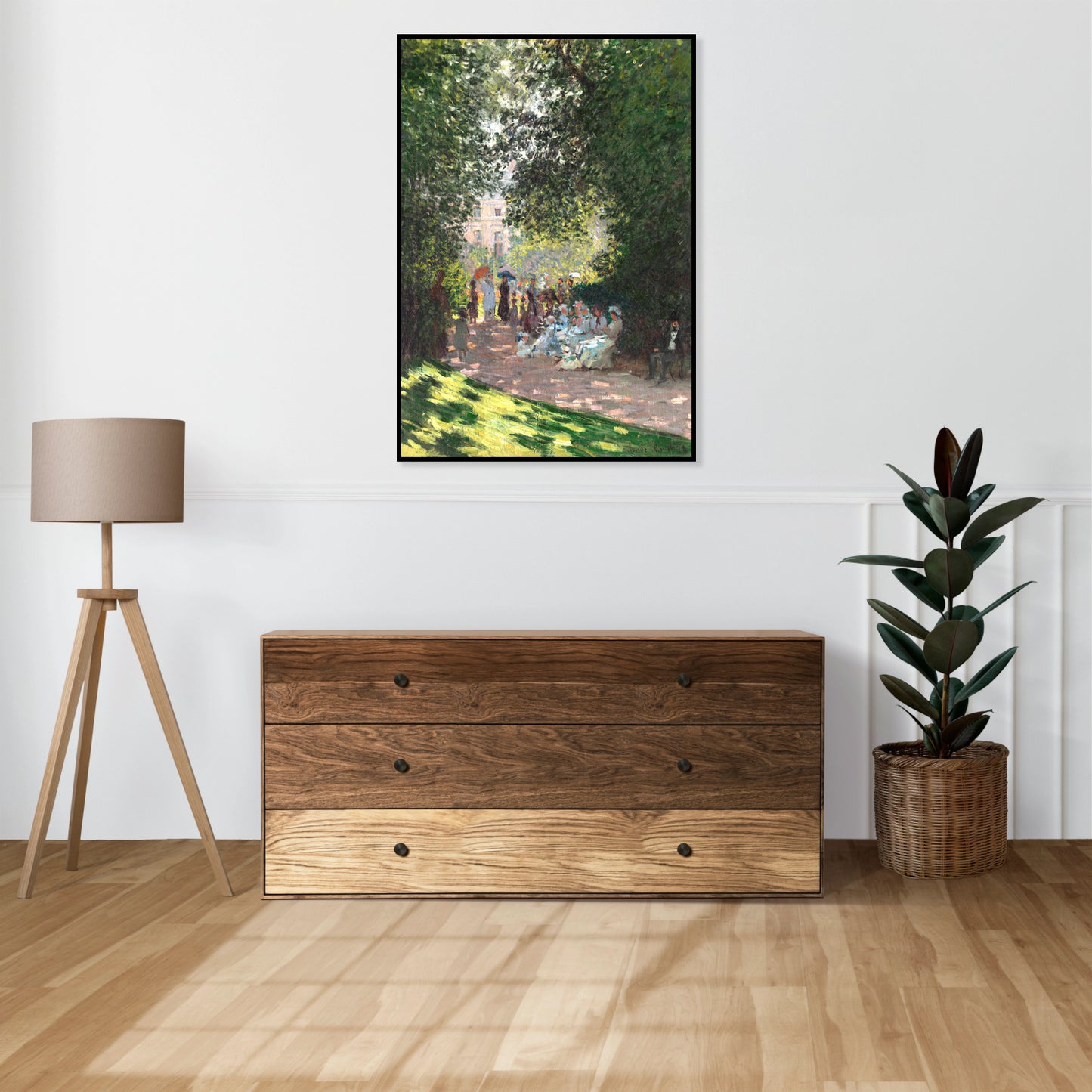 Plakat  The Parc Monceau, Monet Vintage do Salonu