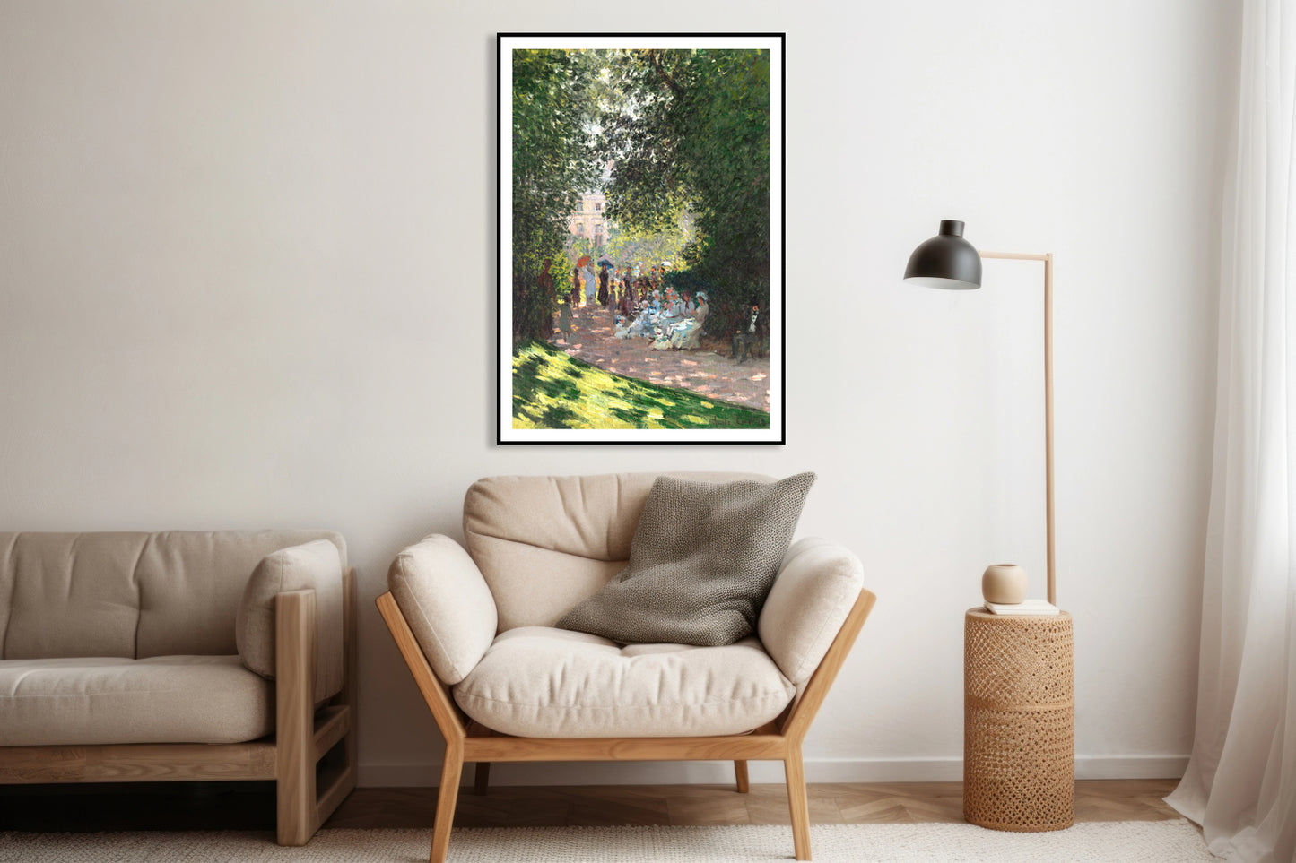 Plakat  The Parc Monceau, Monet Vintage do Salonu