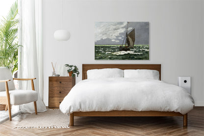 Obraz  Seascape, Storm, Monet Vintage do Salonu