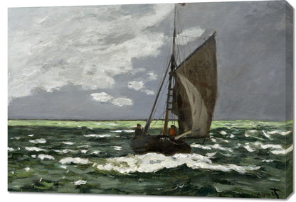 Obraz  Seascape, Storm, Monet Vintage do Salonu