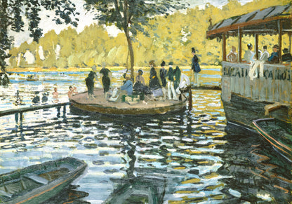 Plakat  La Grenouillère, Monet Vintage do Salonu