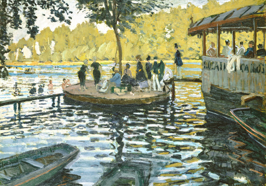 Plakat  La Grenouillère, Monet Vintage do Salonu