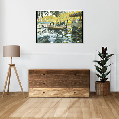 Plakat  La Grenouillère, Monet Vintage do Salonu
