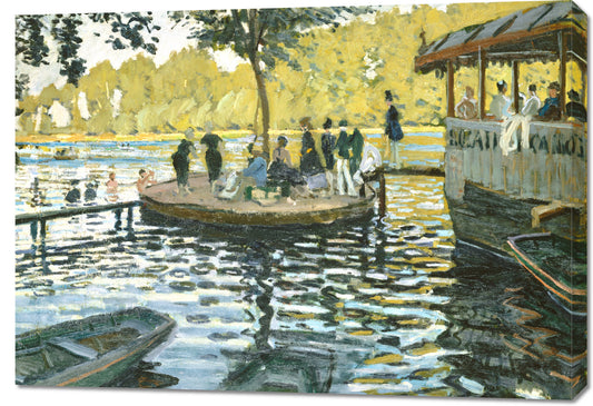 Obraz  La Grenouillère, Monet Vintage do Salonu