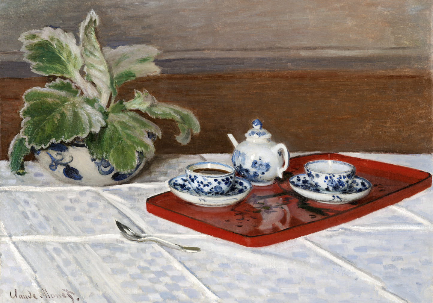 Plakat  Tea Service, Monet Vintage do Salonu
