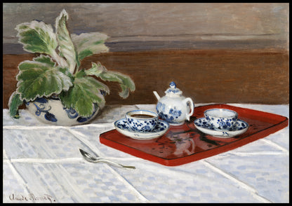 Plakat  Tea Service, Monet Vintage do Salonu