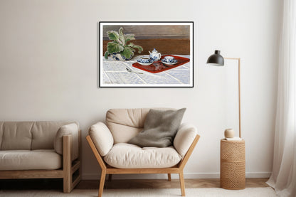 Plakat  Tea Service, Monet Vintage do Salonu