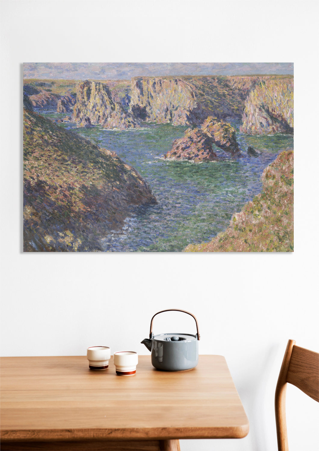Obraz  Port-Domois, Belle-Isle, Monet Vintage