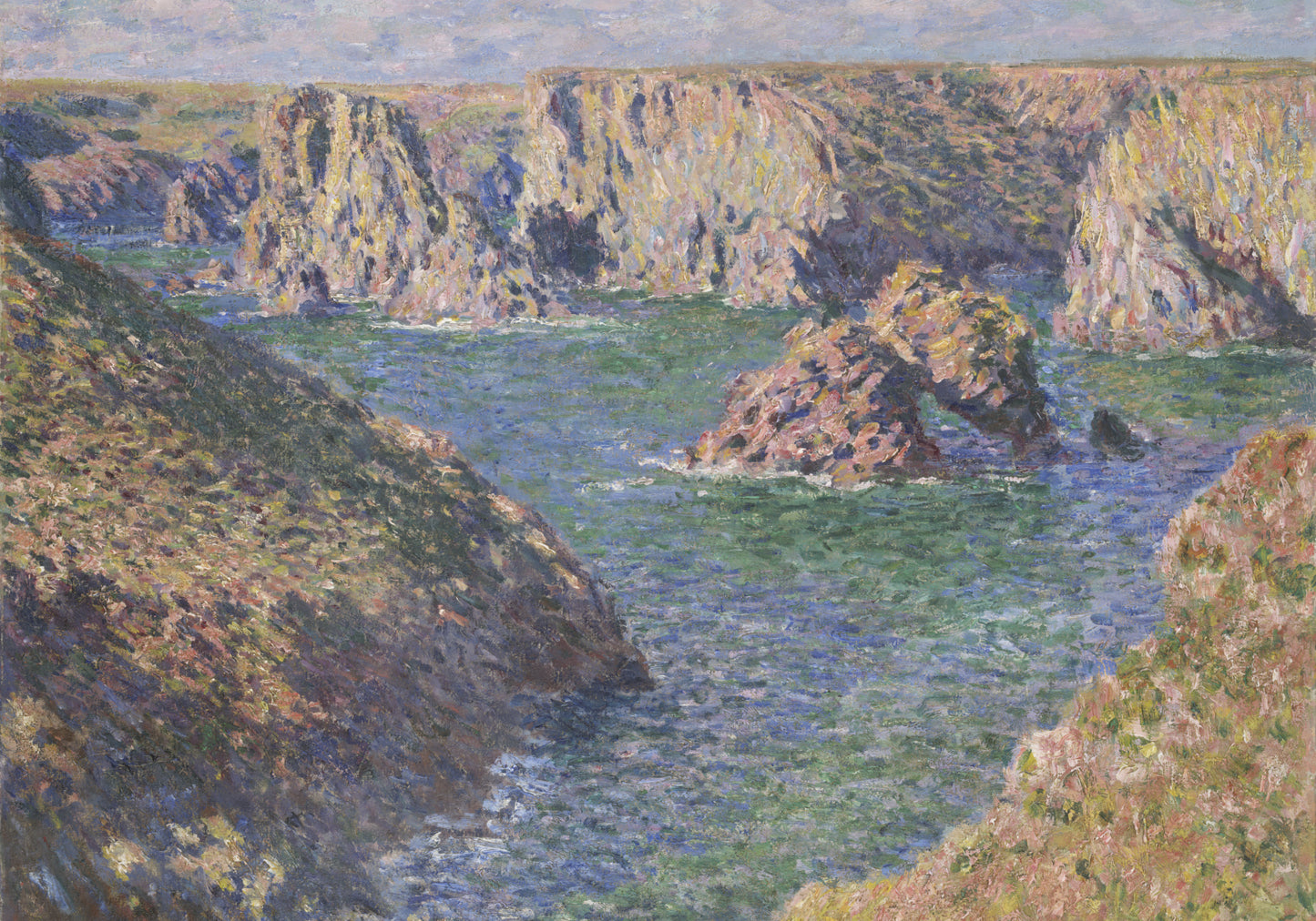 Plakat  Port-Domois, Belle-Isle, Monet Vintage