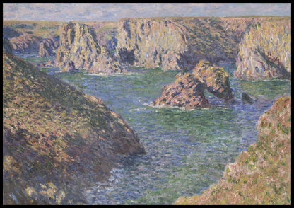 Plakat  Port-Domois, Belle-Isle, Monet Vintage