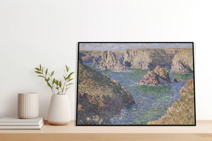 Plakat  Port-Domois, Belle-Isle, Monet Vintage