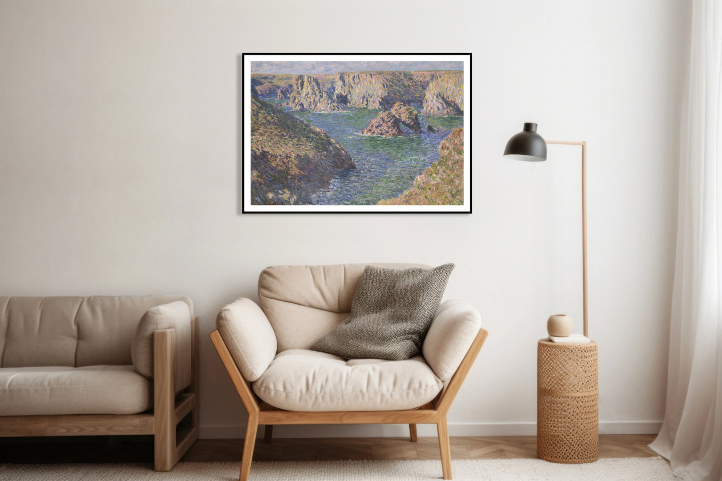 Plakat  Port-Domois, Belle-Isle, Monet Vintage