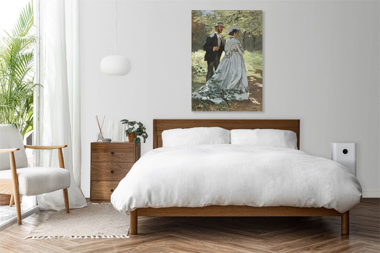 Obraz  Bazille and Camille, Monet Vintage do Salonu