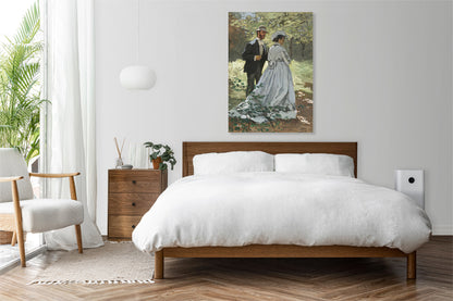 Obraz  Bazille and Camille, Monet Vintage do Salonu