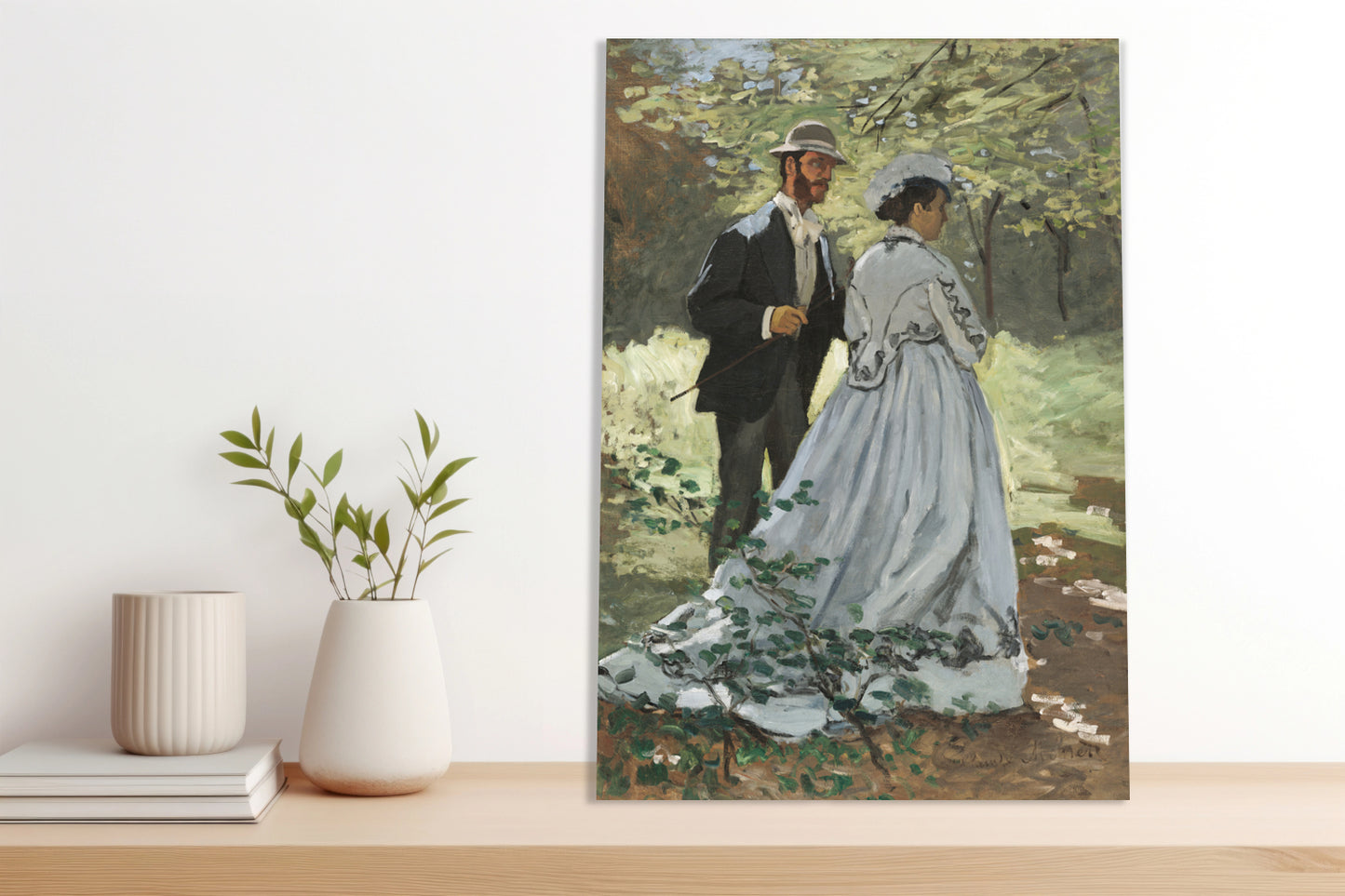 Obraz  Bazille and Camille, Monet Vintage do Salonu