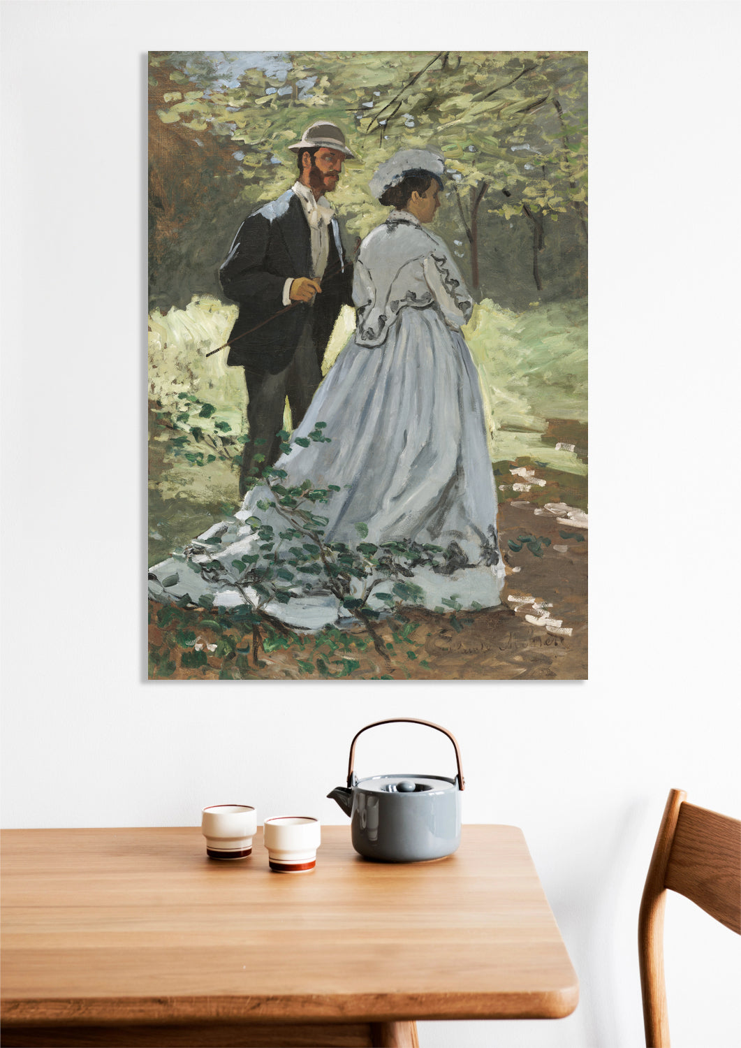 Obraz  Bazille and Camille, Monet Vintage do Salonu