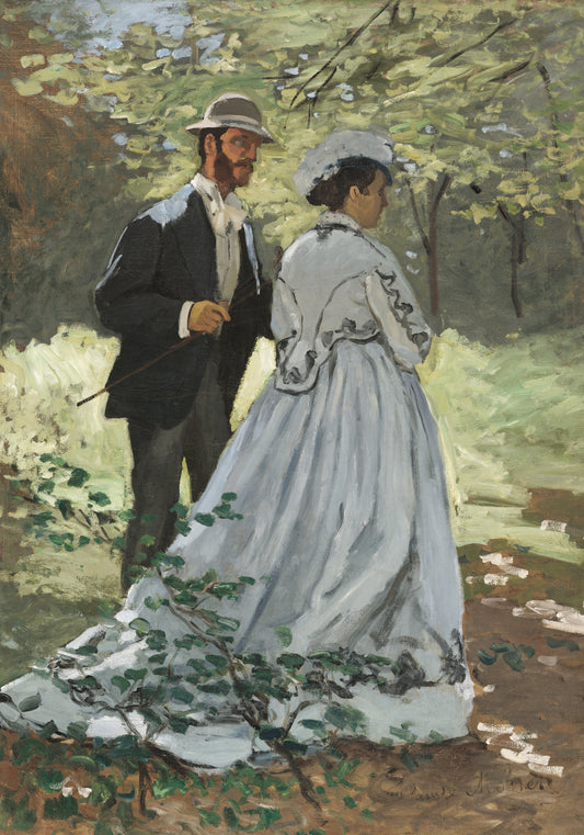 Plakat  Bazille and Camille, Monet Vintage do Salonu