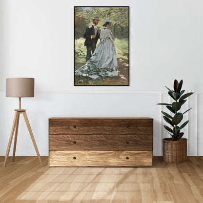 Plakat  Bazille and Camille, Monet Vintage do Salonu