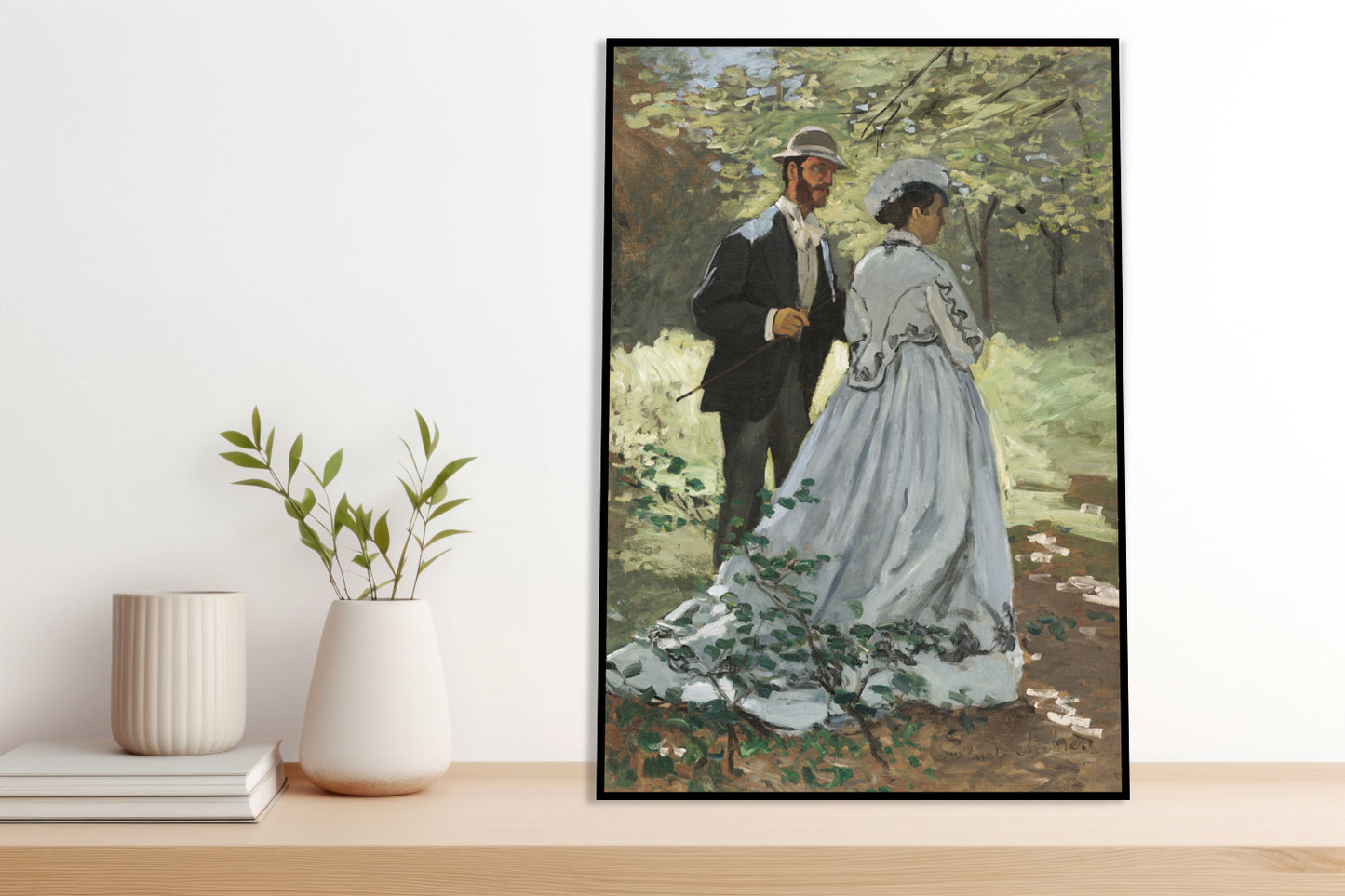 Plakat  Bazille and Camille, Monet Vintage do Salonu
