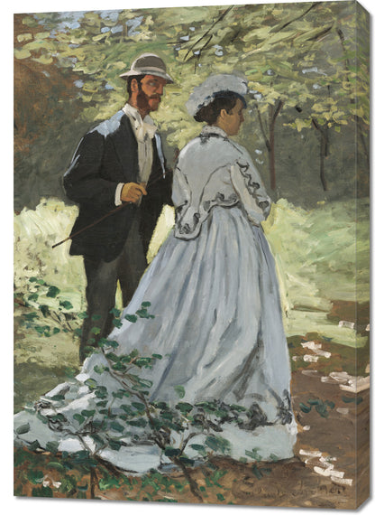 Obraz  Bazille and Camille, Monet Vintage do Salonu