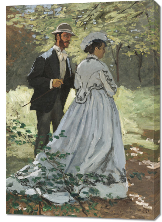 Obraz  Bazille and Camille, Monet Vintage do Salonu