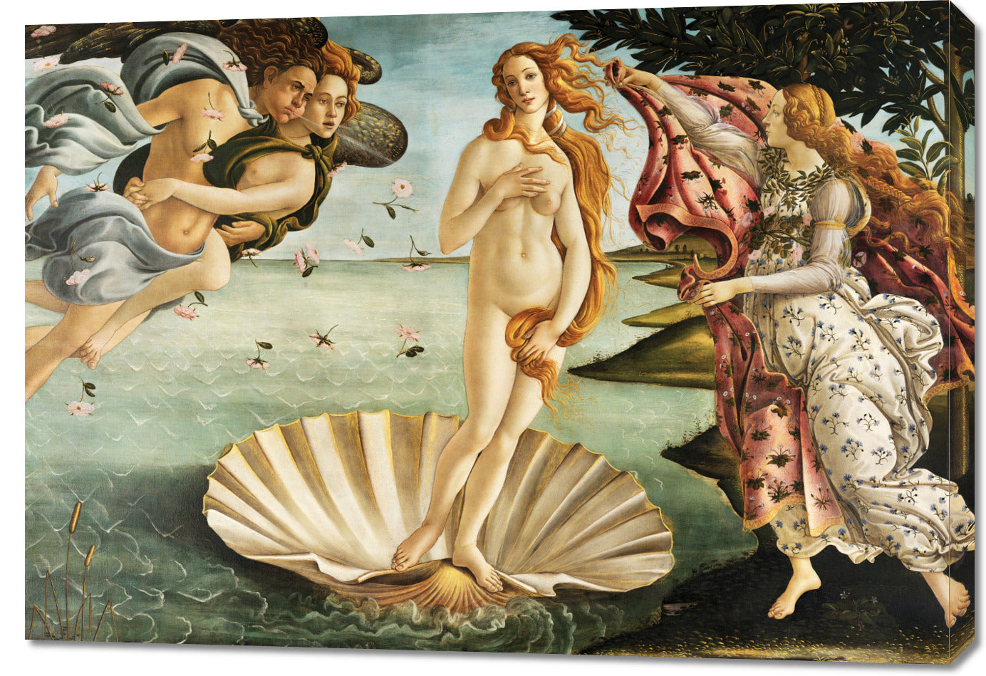 Obraz  The Birth of Venus, Botticelli Vintage do Salonu