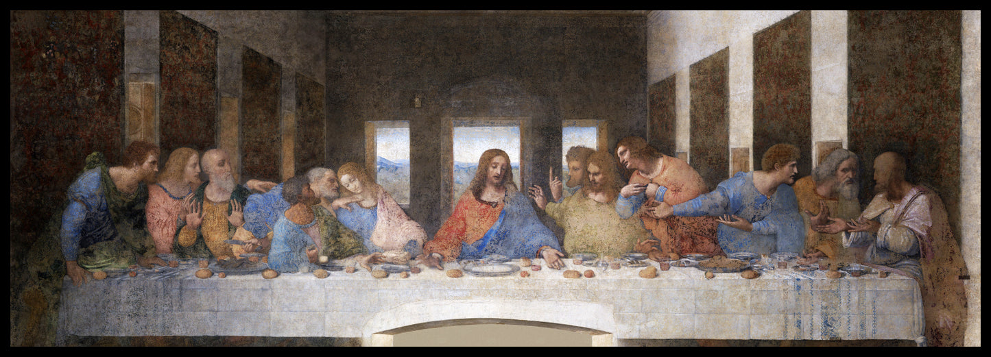 Plakat  Ostatnia Wieczerza, Da Vinci Vintage do Salonu