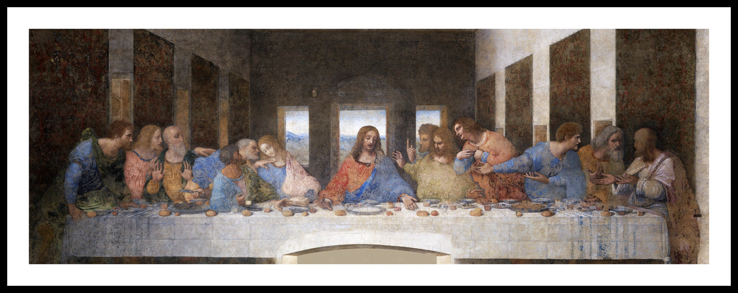 Plakat  Ostatnia Wieczerza, Da Vinci Vintage do Salonu