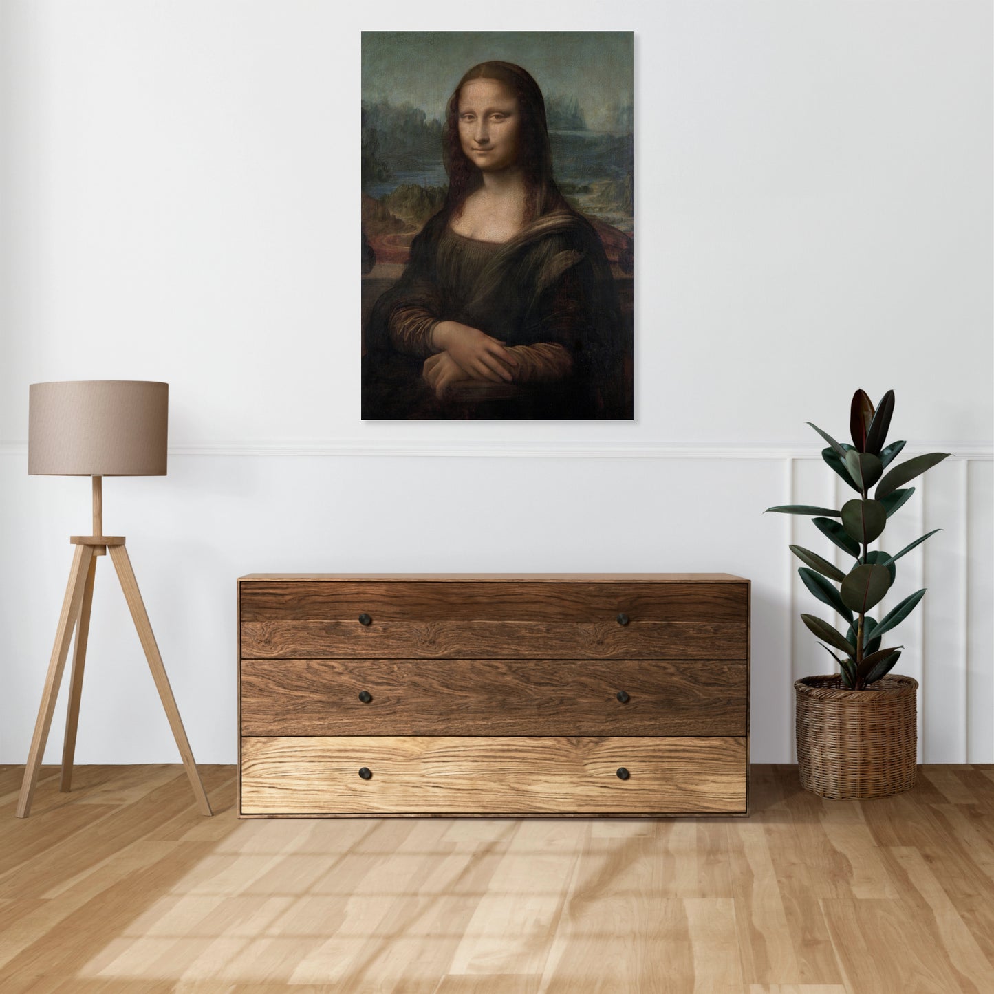 Obraz  Mona Lisa, Da Vinci Vintage do Salonu