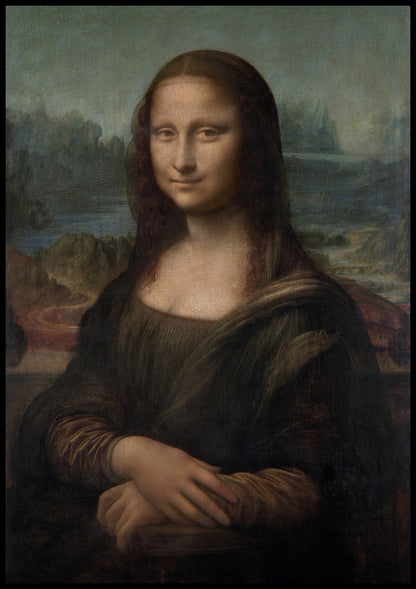 Plakat  Mona Lisa, Da Vinci Vintage do Salonu