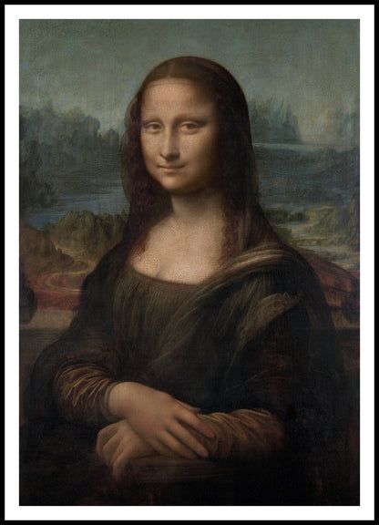 Plakat  Mona Lisa, Da Vinci Vintage do Salonu