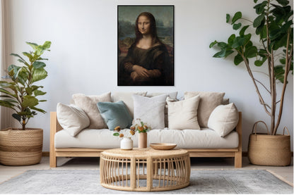 Plakat  Mona Lisa, Da Vinci Vintage do Salonu