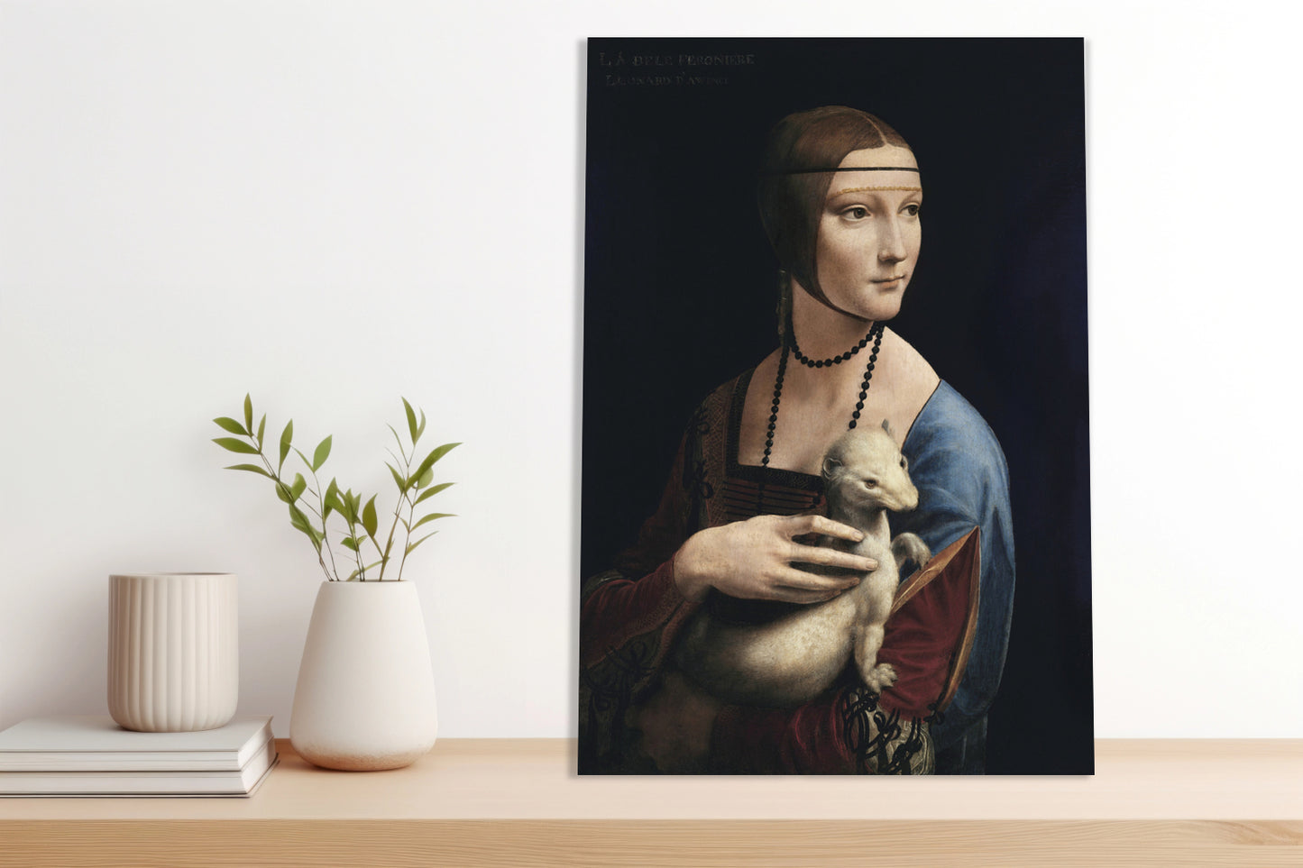 Obraz  Dama z Łasiczką, Da Vinci Vintage do Salonu