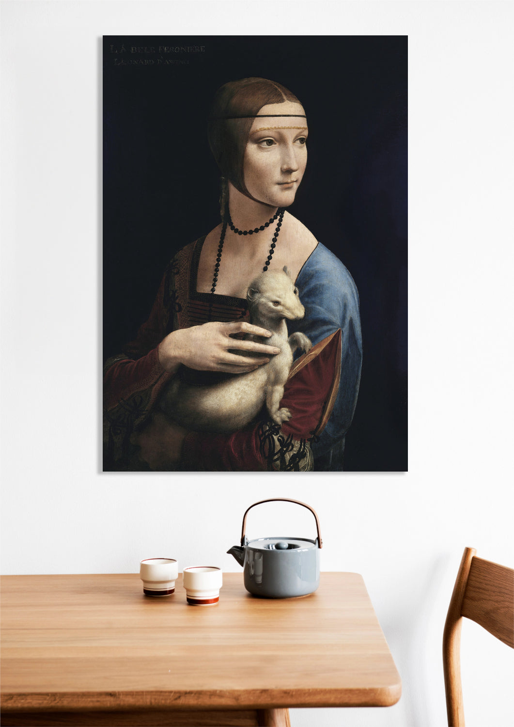 Obraz  Dama z Łasiczką, Da Vinci Vintage do Salonu