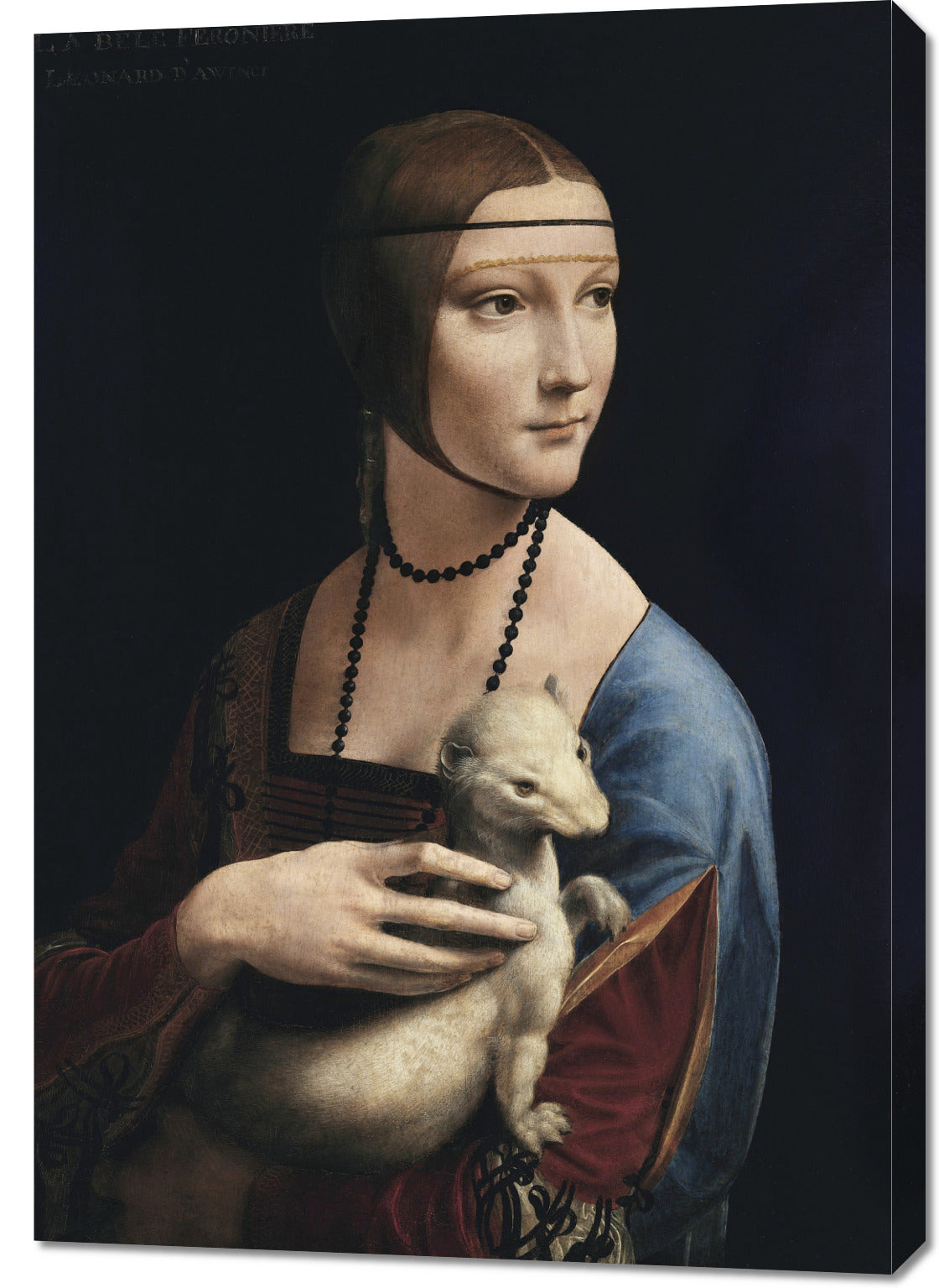 Obraz  Dama z Łasiczką, Da Vinci Vintage do Salonu