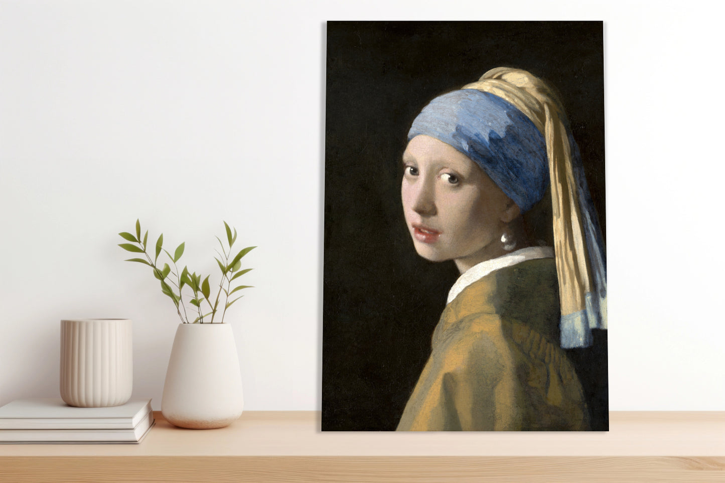 Obraz   Dziewczyna z Perłą, Vermeer Vintage do Salonu