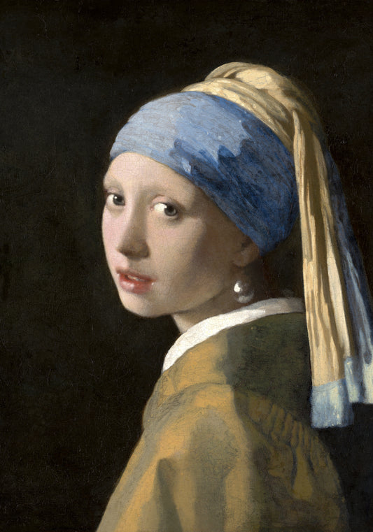 Plakat   Dziewczyna z Perłą, Vermeer Vintage do Salonu