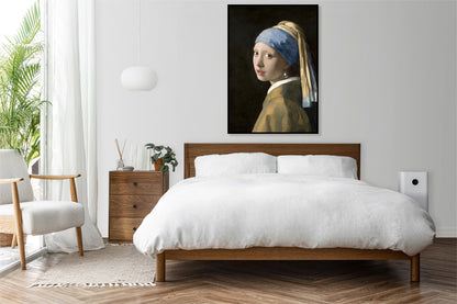 Plakat   Dziewczyna z Perłą, Vermeer Vintage do Salonu