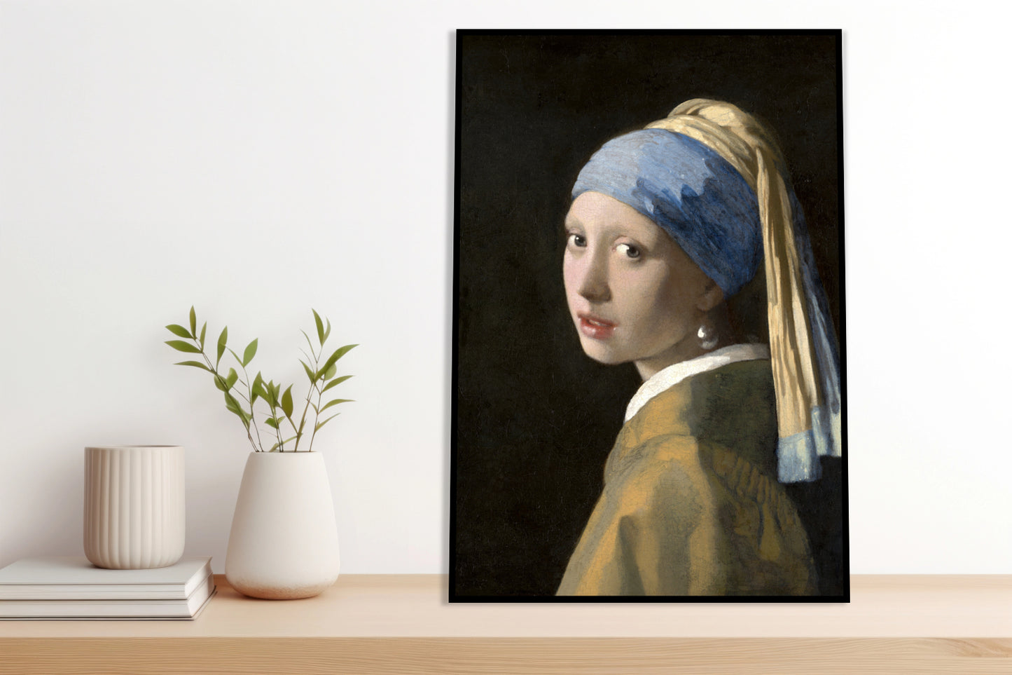 Plakat   Dziewczyna z Perłą, Vermeer Vintage do Salonu