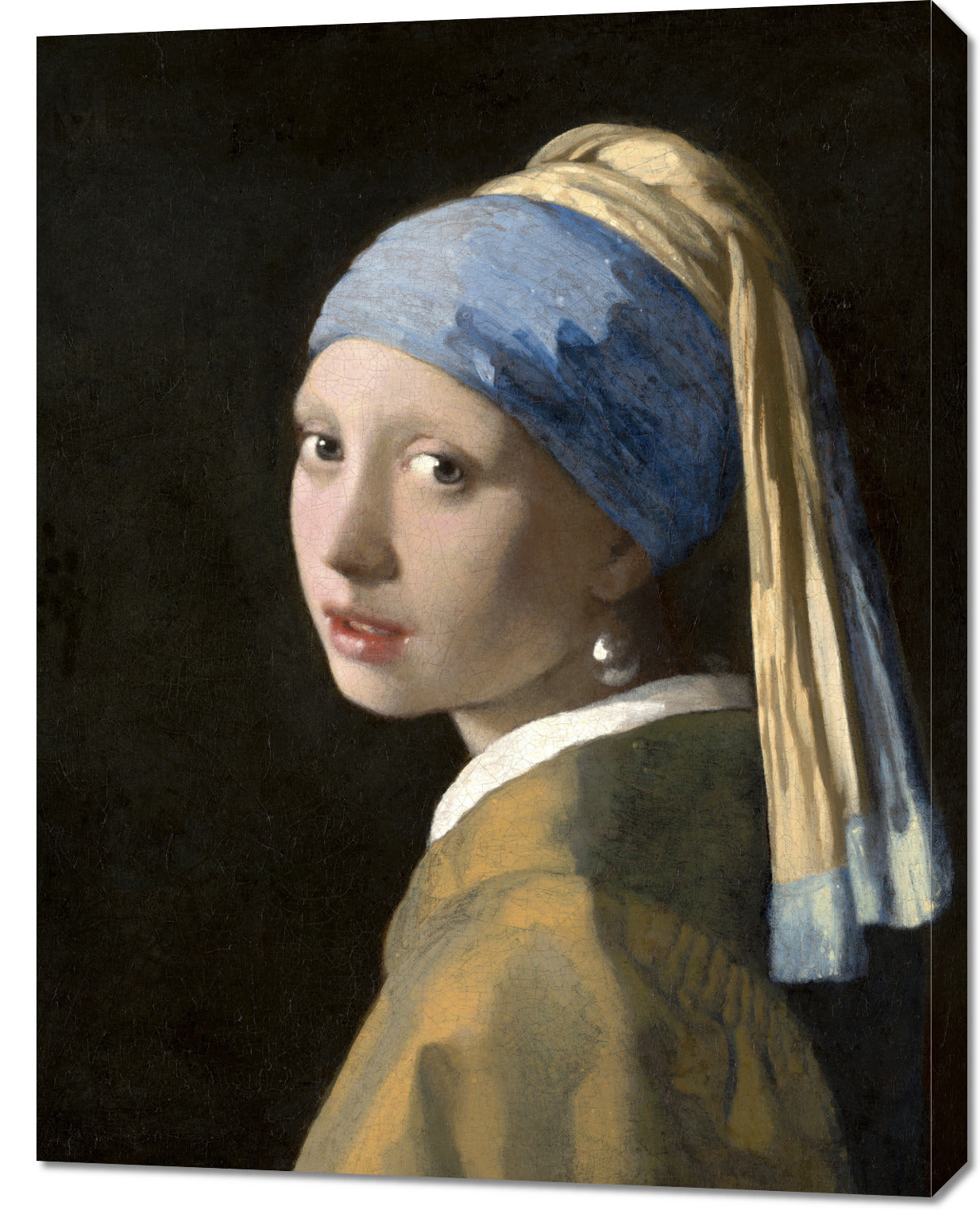 Obraz   Dziewczyna z Perłą, Vermeer Vintage do Salonu